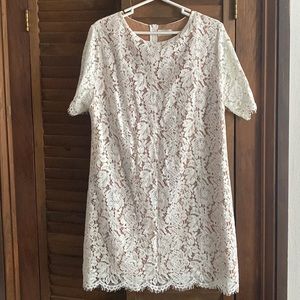 Boutique White Lace Dress NWOT